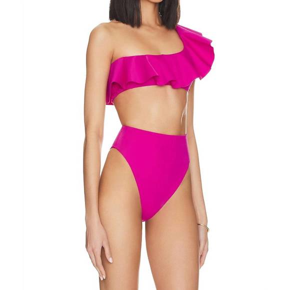 NEW CLEOBELLA mae bikini top in magenta - Picture 2 of 4